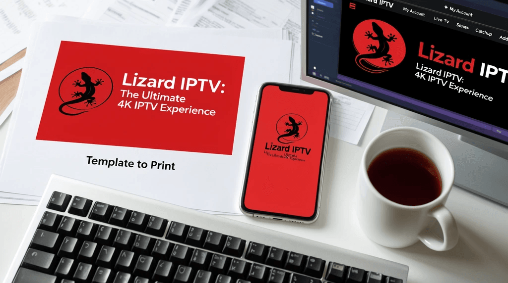 lizard template to print